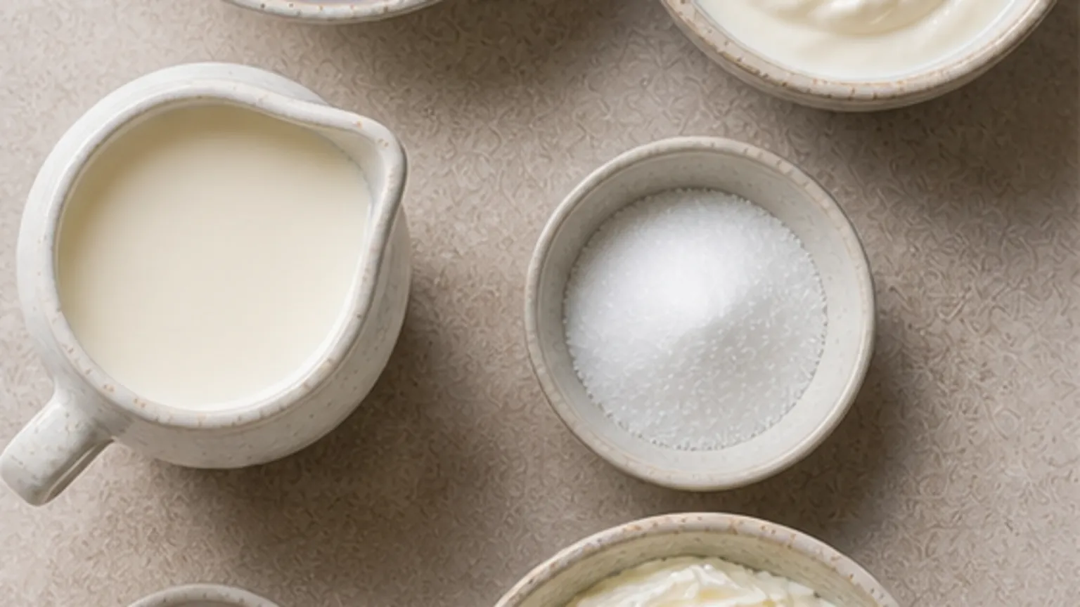 Zutaten für Keto Erdbeer-Joghurt-Eis ohne Eismaschine: 4 g Netto-KH und 18 g Fett: frische Erdbeeren, griechischer Joghurt 10 %, Sahne, Erythrit, Zitronensaft