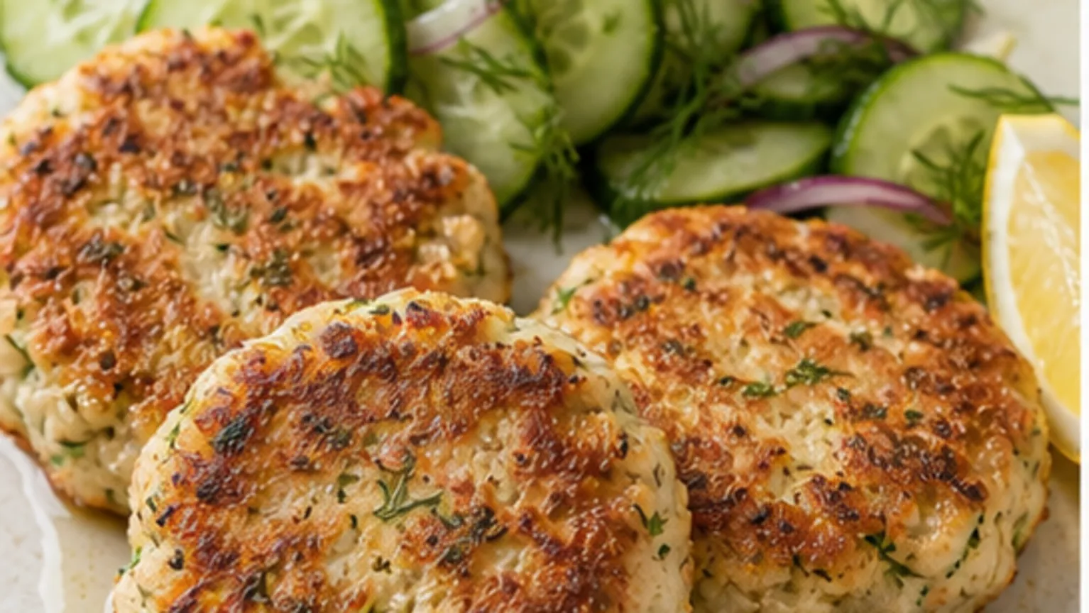 Keto Fischfrikadellen mit Remoulade ohne Paniermehl fertig angerichtet als ketogenes Rezept