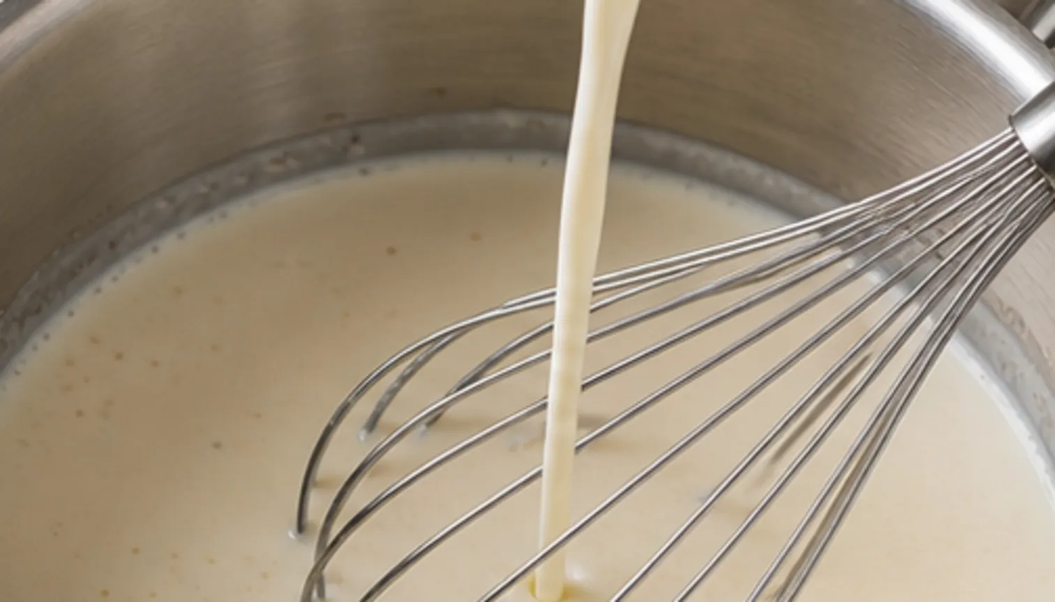 Zubereitungsschritt für Keto-Panna-Cotta mit Erdbeersauce während der Keto-Rezeptzubereitung