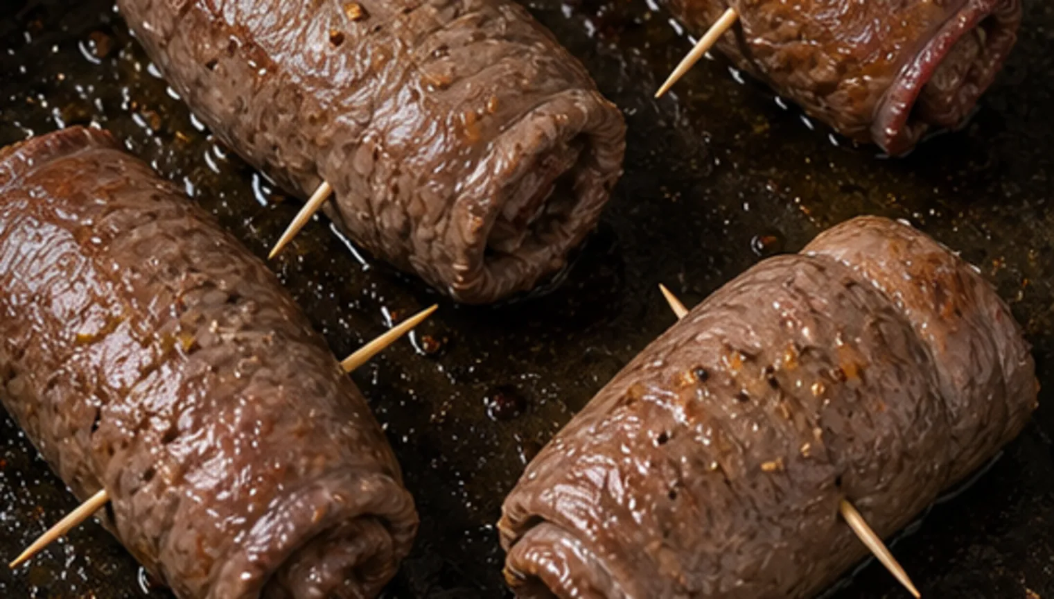 Zubereitungsschritt für Keto Rinderrouladen mit Blumenkohlpüree während der Keto-Rezeptzubereitung