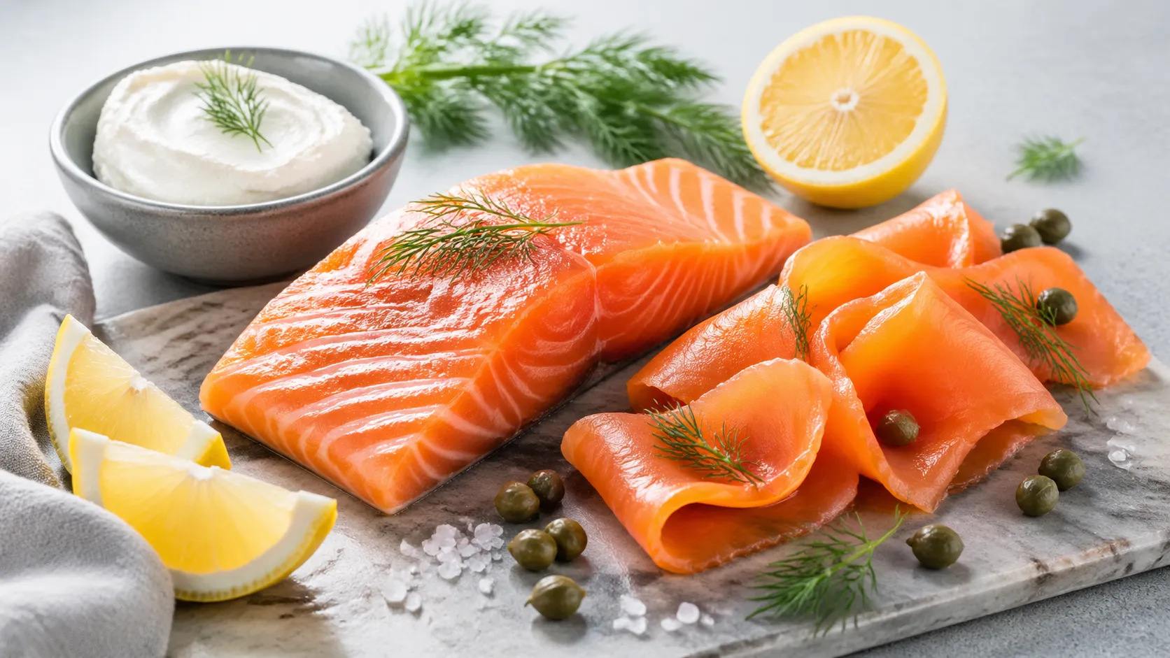 Keto Lebensmittel: Lachs (frisch & geräuchert)