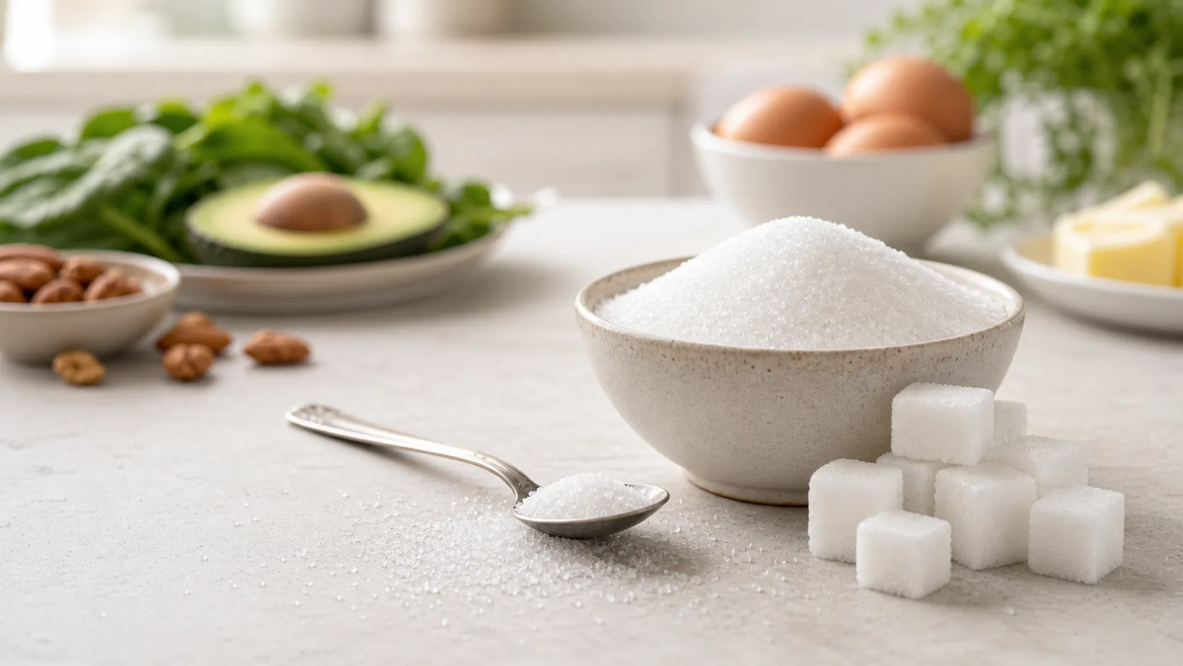 Verbotenes Keto Lebensmittel: Zucker (Haushaltszucker)