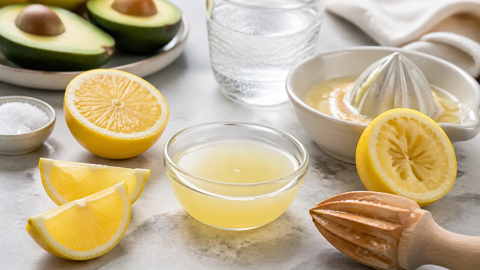 Keto Lebensmittel: Zitronensaft